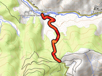 Col de Pratazanier from La Basse Gazelle