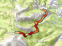 Col de Prunet de Baix from Caixas