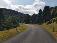 Col de Saint Louis from Caudiès de Fenouillèdes
