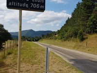 Col de Saint Louis from Caudiès de Fenouillèdes