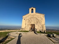 Col de Saint Romain de Lerps depuis Châteaubourg