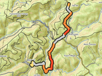 Col de Sainte Colombe from Boisset