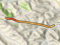 Col de Samson from Villeneuve-la-Comptal
