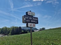 Col de Saxel da Bons-en-Chablais via Ruisseau de la Folie
