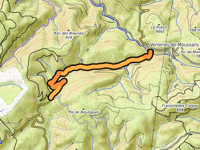 Col de Sérieres from Verreries-de-Moussans