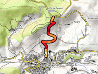 Col de Sié from Lacaune