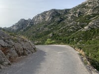 Col de Sormiou from Calanque de Sormiou