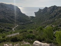 Col de Sormiou from Calanque de Sormiou