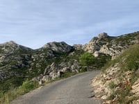 Col de Sormiou from Calanque de Sormiou