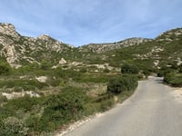 Col de Sormiou from Calanque de Sormiou