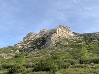 Col de Sormiou from Calanque de Sormiou
