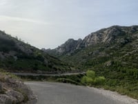 Col de Sormiou from Calanque de Sormiou