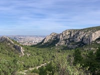 Col de Sormiou from Calanque de Sormiou