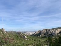 Col de Sormiou from Calanque de Sormiou