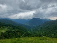 Col de Spandelles desde Las Ganques