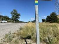 Col de Saint Barnabé von Soleilhas