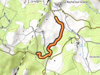 Col de Tartaiguille von La Roche Sur Grane