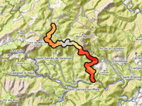 Col de Thalis from Castanet-le-Bas