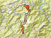 Col de Thalis from Taurriac de Camarès