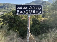 Col de Valouse from Les Gandus