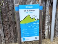 Col de Valouse from Les Gandus