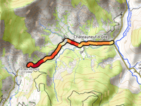 Col de Verniers via Châteauneuf d'Oze