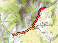 Col de Verniers da Saint Auban d'Oze