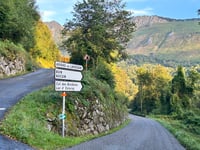 Col des Bordères from Argeles Gazost via Estaing