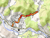 Col des Brousses from Saint Florent sur Auzonnet