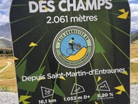 Col des Champs von Colmars