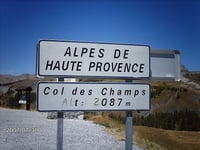 Col des Champs von Saint Martin