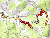 Col des Chaufours von Mandray über Route des Angles