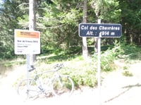 Col des Chevrères da Rexelaxert via Miellin
