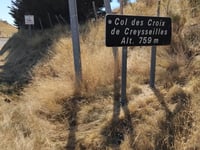 Col des Croix de Creysseilles z Mauves