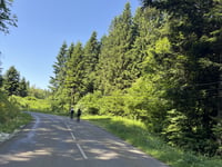 Col des Crozatiers from Clairvaux les Lacs