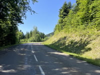 Col des Crozatiers from Clairvaux les Lacs