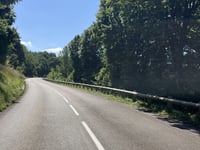 Col des Crozatiers from Clairvaux les Lacs
