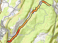 Col des Crozatiers da Moirans en Montagne