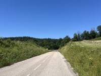 Col des Crozatiers from Pont de Lizon