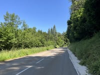 Col des Crozatiers from Pont de Lizon