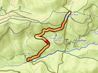 Col des Deux Aires from Le Vernazobre
