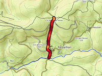 Col des Deux Aires depuis Pardailhan