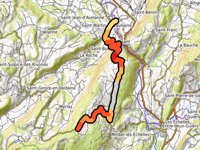 Col des Mille Martyrs da Saint Béron