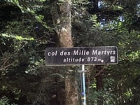 Col des Mille Martyrs von Saint Geoire en Valdaine