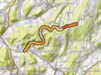 Col des Mille Martyrs von Saint Nicolas de Macherin