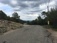 Col des Portes depuis Vauvenargues par Col de Claps
