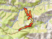 Col des Quatre Vios from Marcols-les-Eaux