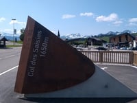 Col des Saisies from Villard-sur-Doron via D123