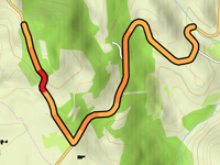 Col des Trois Termes über Route de Gordes