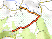 Col du Banchet from Le Perrier